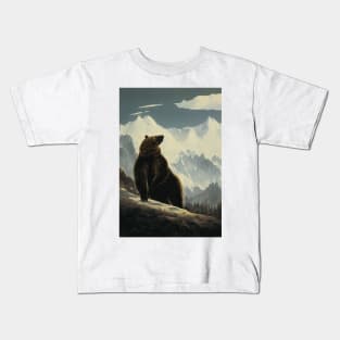 Mountain Bear Kids T-Shirt